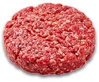 Steak haché de bœuf pour les burgers Marie
