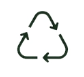 Picto indiquant que la barquette est 100% recyclable