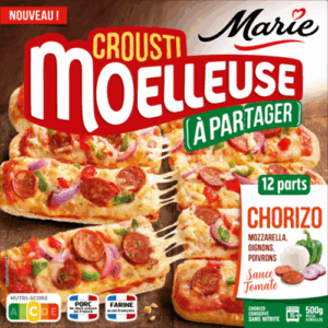 Pizza Croûsti Moelleuse A partager Chorizo Marie