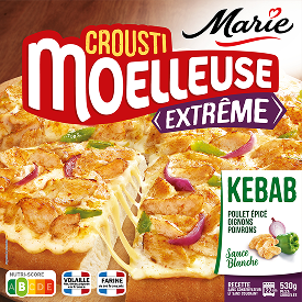 Pizza Croûsti Moelleuse Extrême Kebab Marie