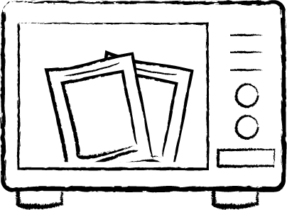 Dessin d'un micro-ondes