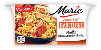 Paëlla Poulet, moules, chorizo