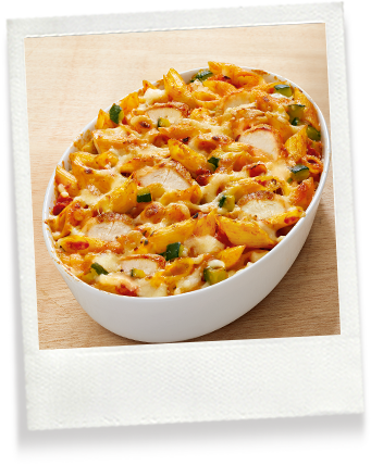 Gratin de penne au poulet
