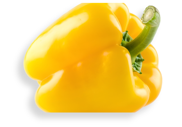 poivron jaune entier frais