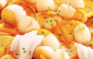 Colin et petites saint Jacques et pommes de terre Marie