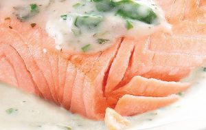 Saumon sauce oseille Marie