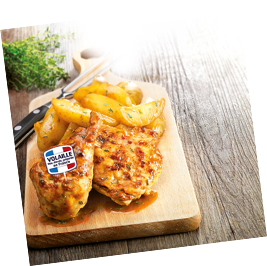 Poulet rôti pommes de terre Marie