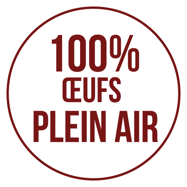 100% Oeufs plein air