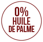 0% huile de palme