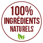 100% ingrédients naturels