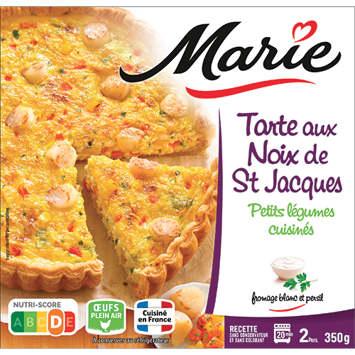 Tarte Noix De St Jacques Petits Légumes Cuisinés Marie